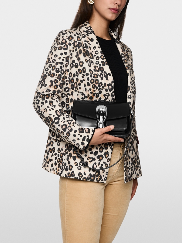 Sac à bandoulière élégant avec boucle logo