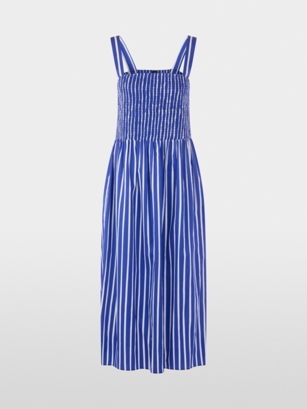 Maxi dress with smocked top