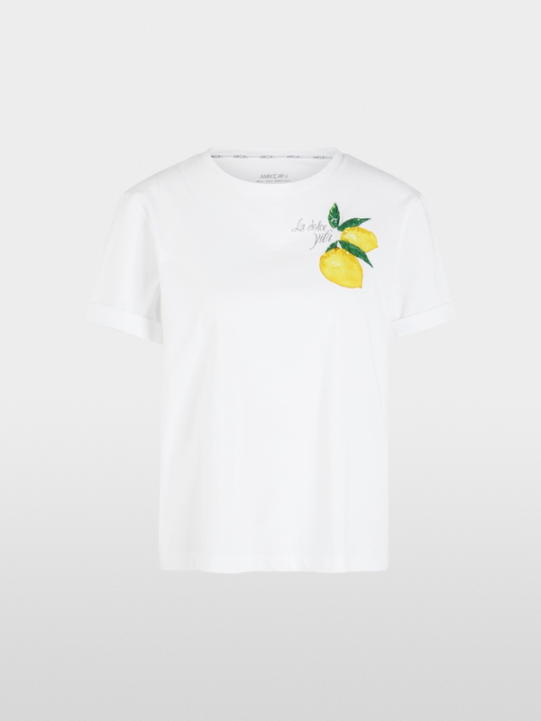 Cotton shirt with lemons