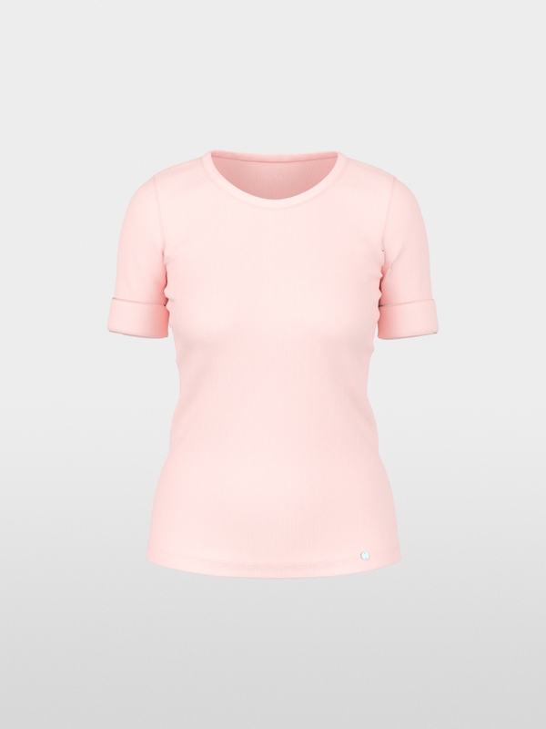 Slim-fit T-shirt with 3/4 sleeves