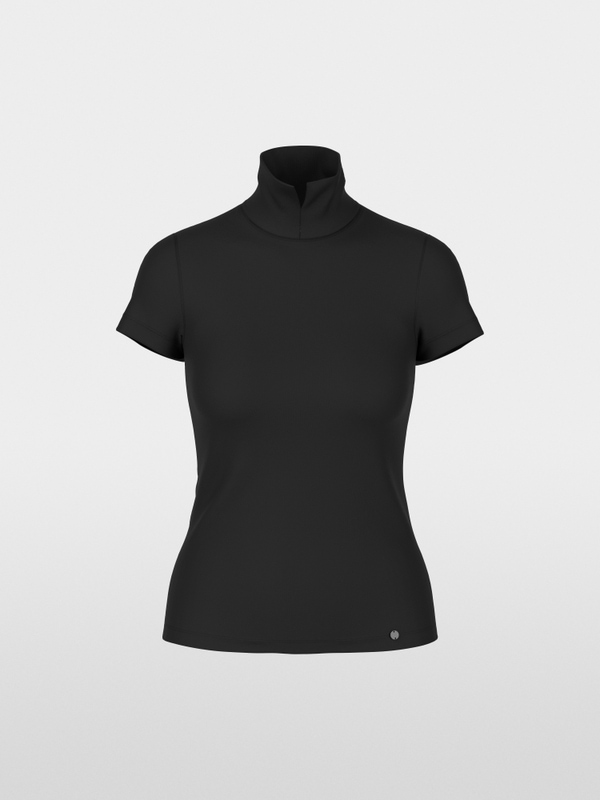 Plain T-shirt with short sleeves