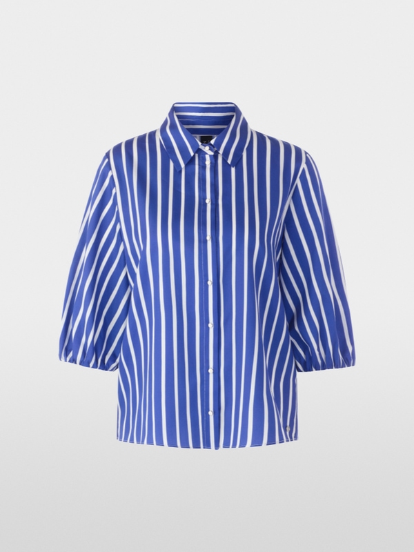 Striped cotton shirt blouse