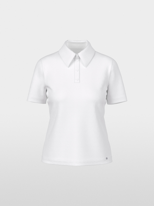 Polo en coton stretch