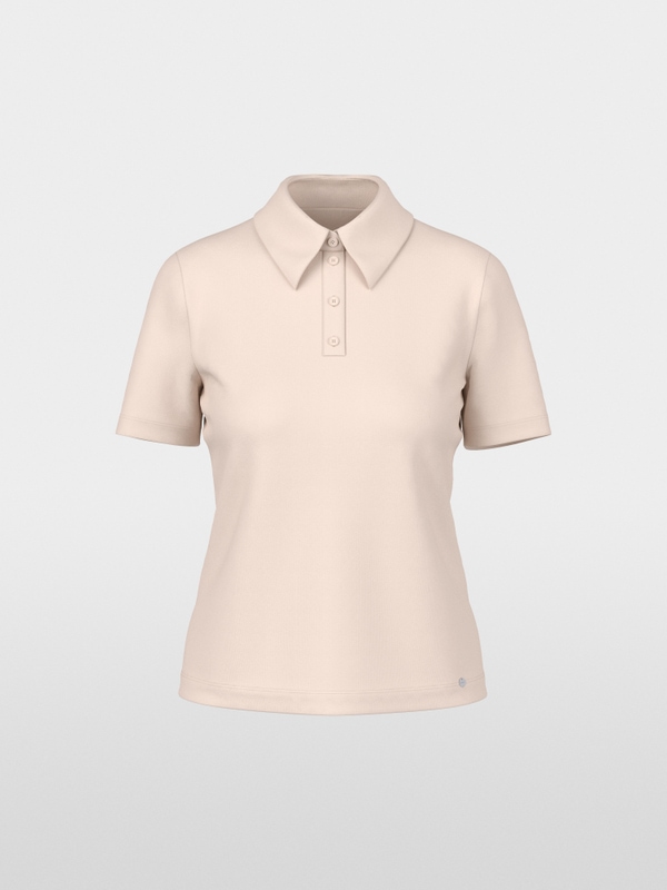 Poloshirt aus Baumwollstretch