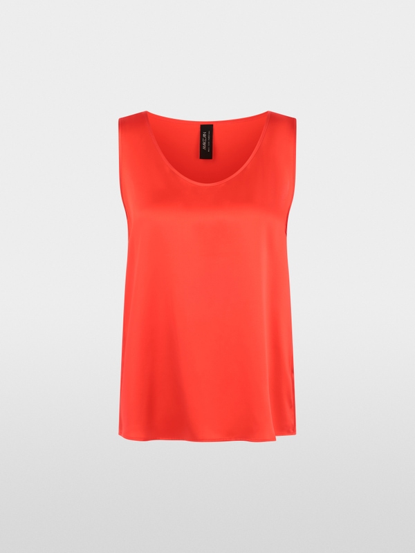 Silk Top with Round Neckline