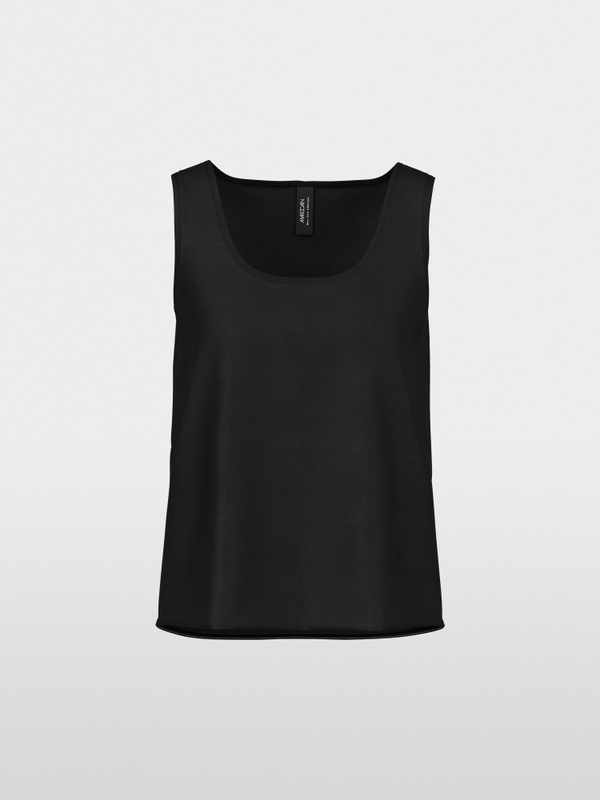 Silk Top with Round Neckline