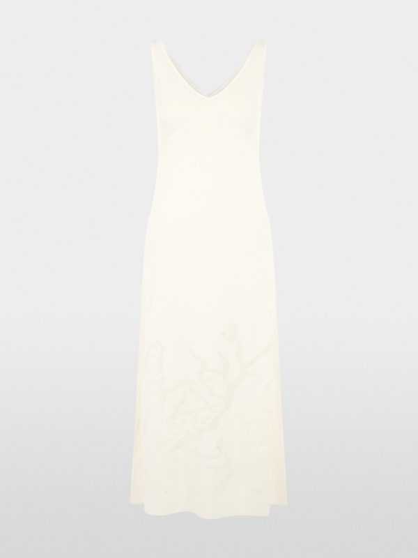 Fine-knit maxi dress in viscose
