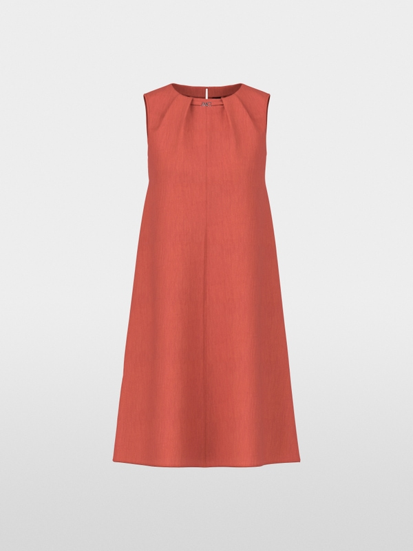 Linen-viscose blend dress