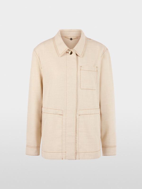 Fitted jacket with shimmer effect