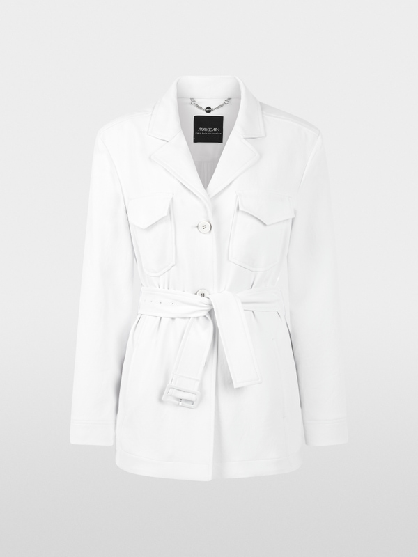 Veste caban avec ceinture