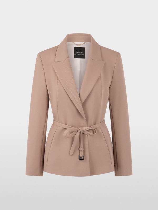 Elegant blazer with waist belt
