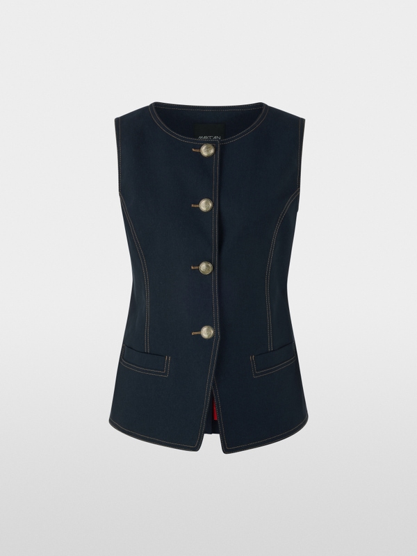 Weste in Denim-Optik