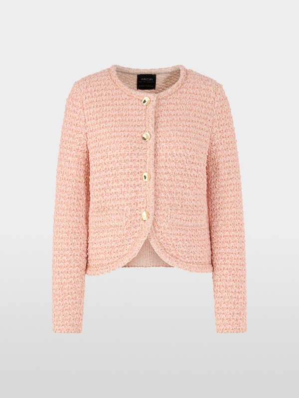 ‘Knitted in Germany’ tweed cardigan