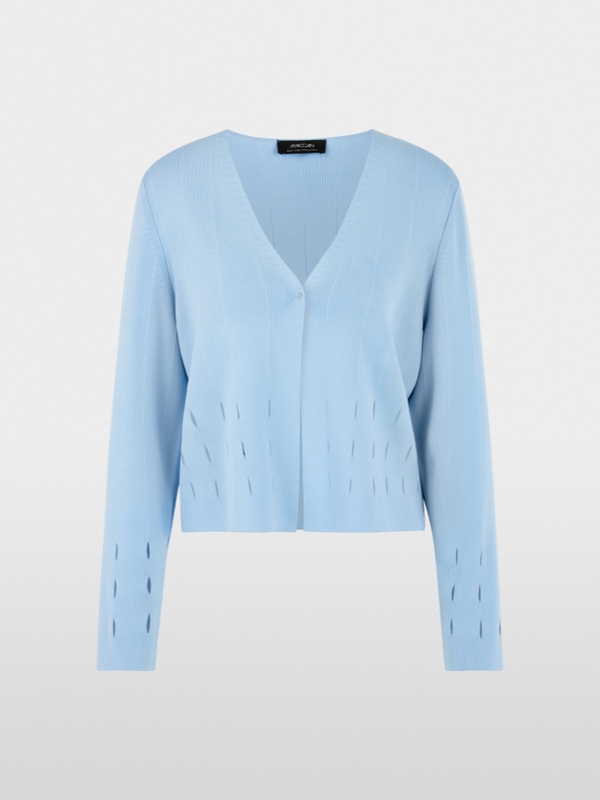 Cardigan with cut-out details