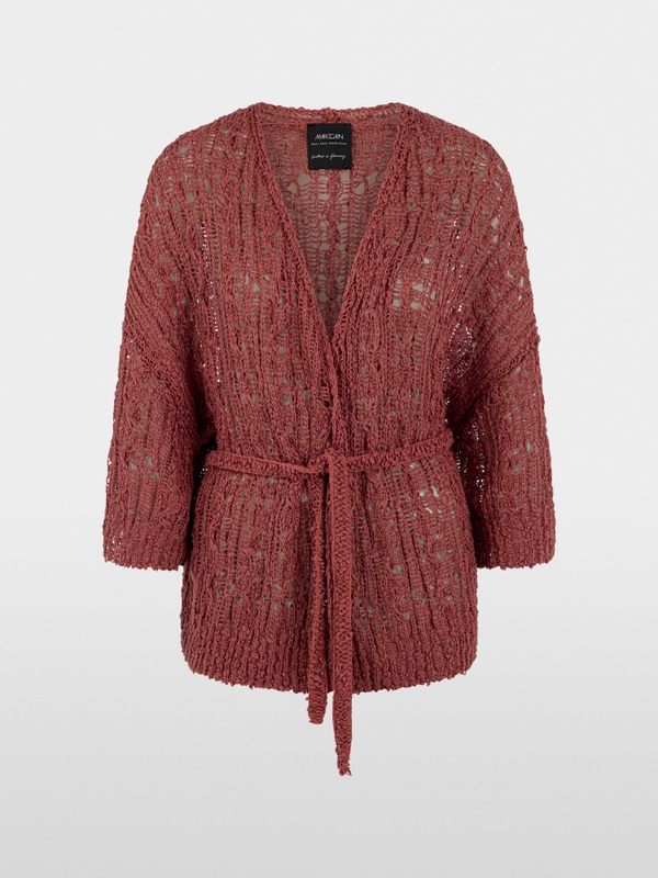 ‘Rethink Together’ openwork cardigan