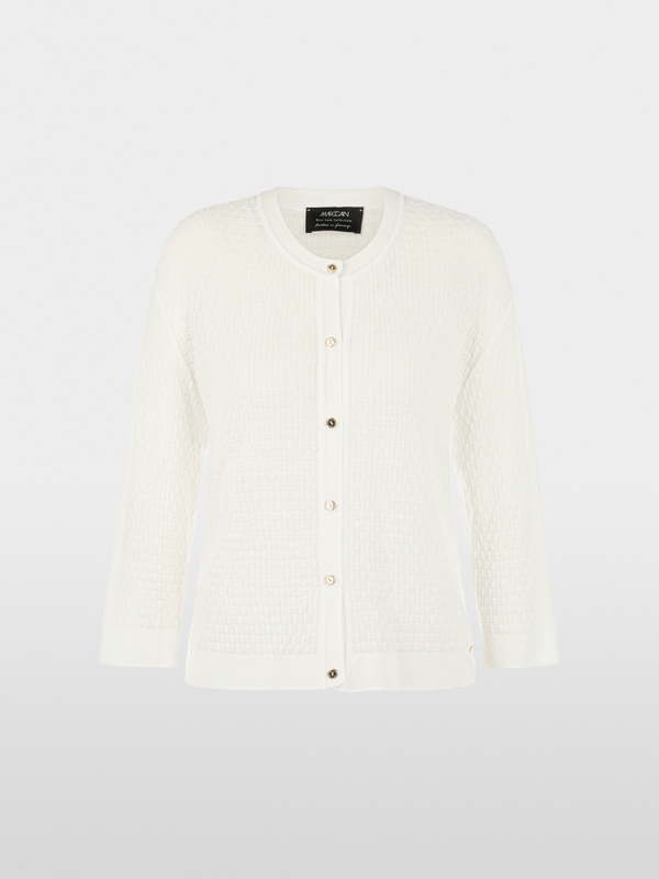 ‘Knitted in Germany’ textured cardigan