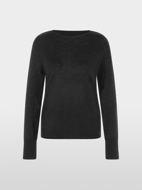 Fine knit jumper with lurex