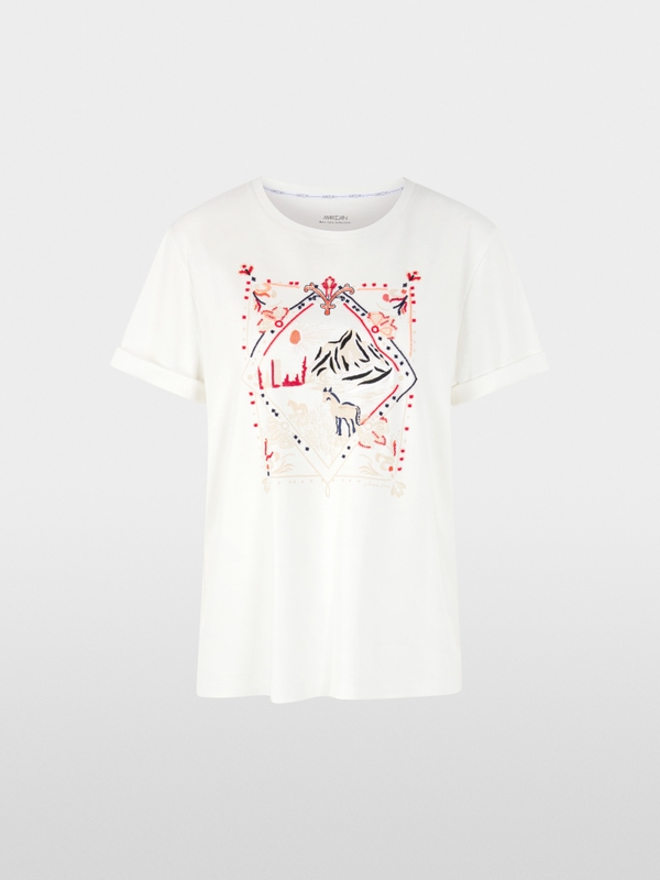 T-Shirt mit Motivprint