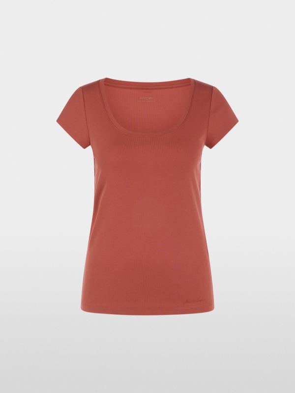 Basic shirt in stretch cotton