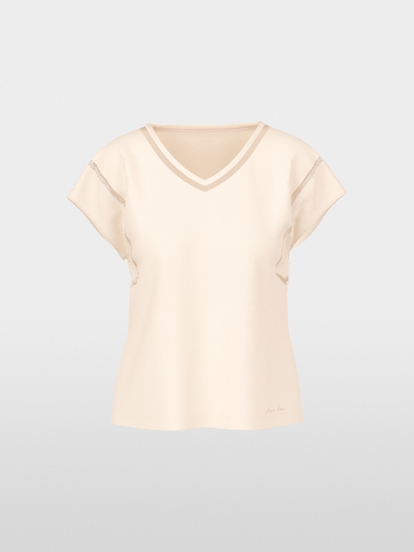 Shirt with cotton voile