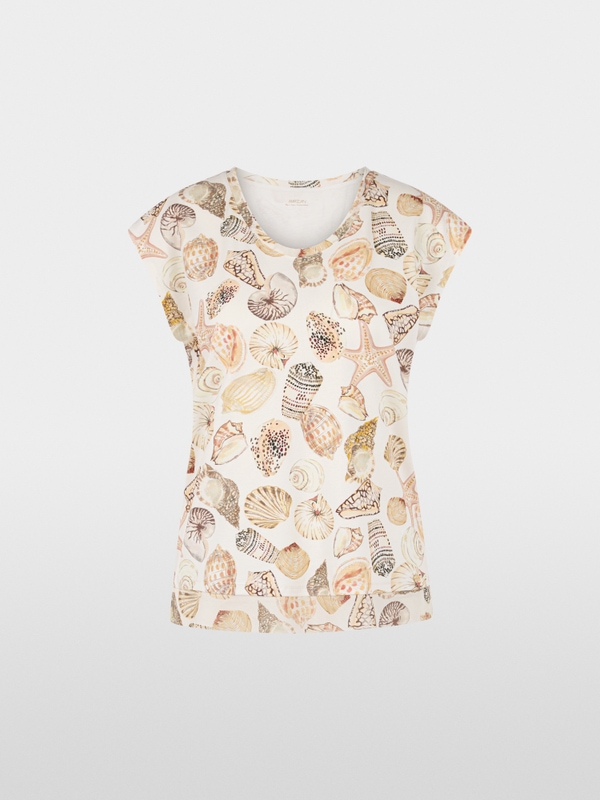 Shirt with shell print