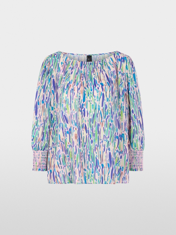 ‘Rethink Together’ printed blouse