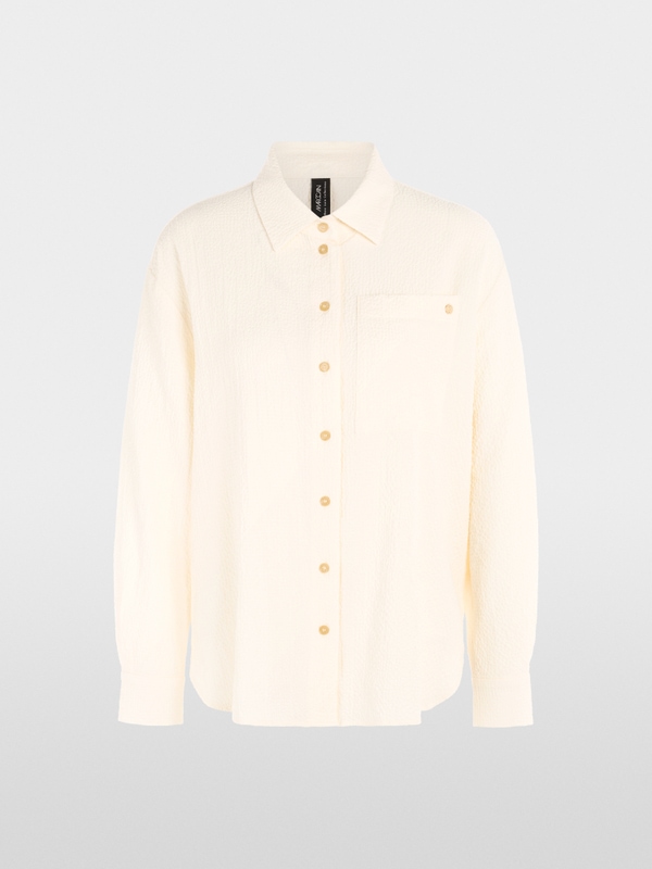 Blouse with textured pattern