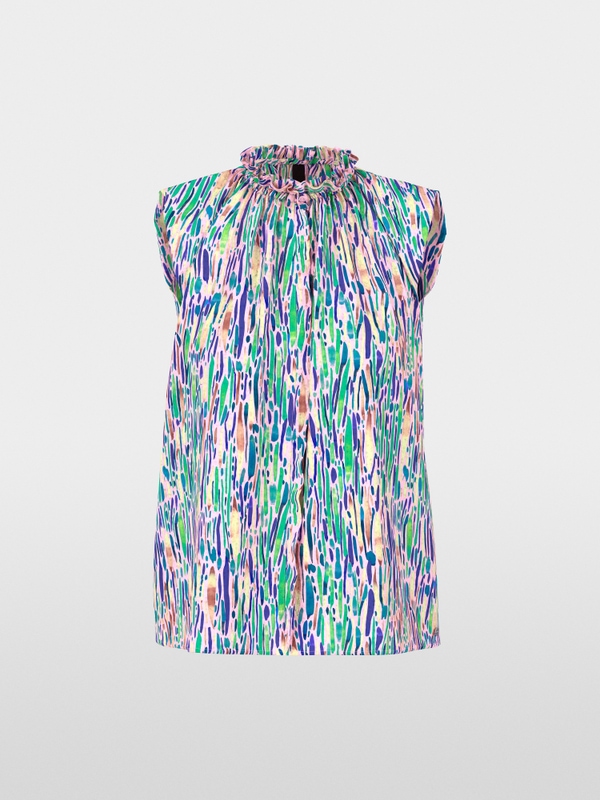 Top féminin à volants