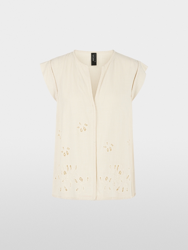 Top with broderie anglaise