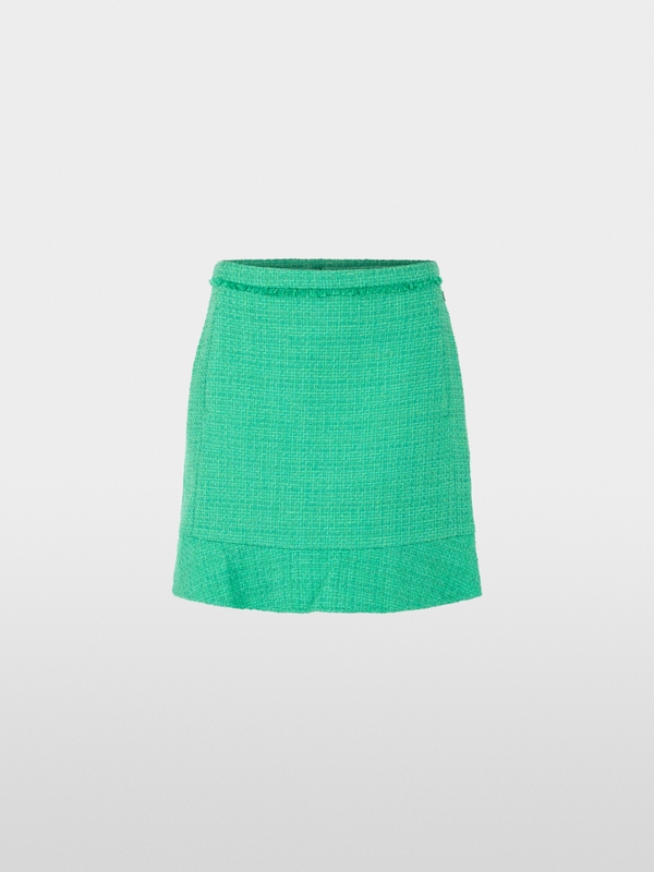 Jupe courte à volants