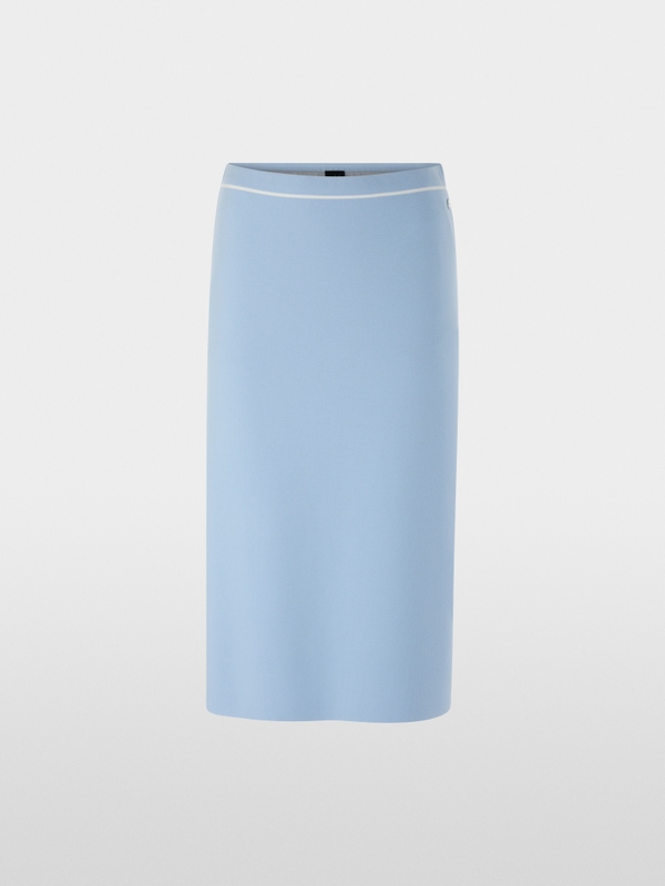 ‘Rethink Together’ fine knit midi skirt