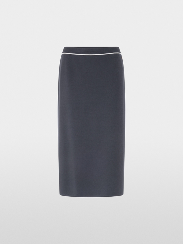 Fijn gebreide midirok “Rethink Together”