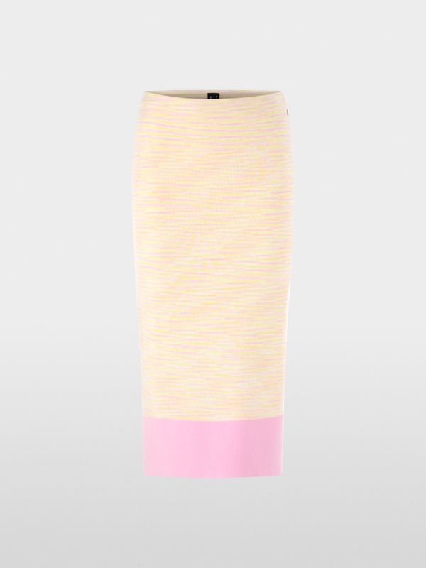 ‘Knitted in Germany’ calf-length skirt