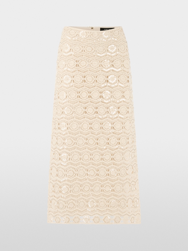 Openwork skirt with mini beads
