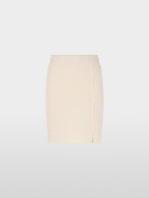 ‘Knitted in Germany’ fine-knit skirt