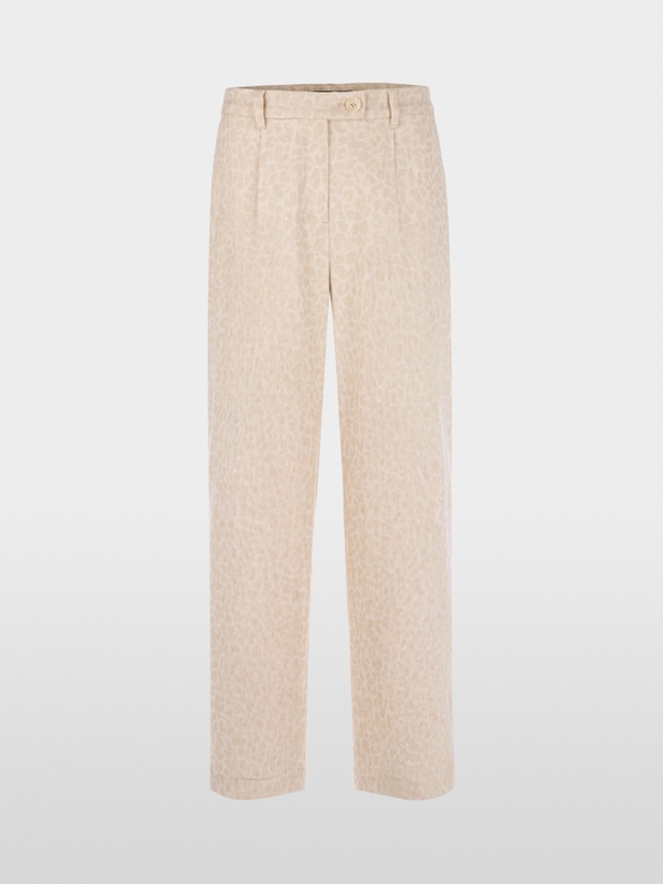 WASCO trousers with leopard print