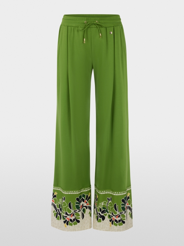 WEDI pull-on hibiscus flower trousers