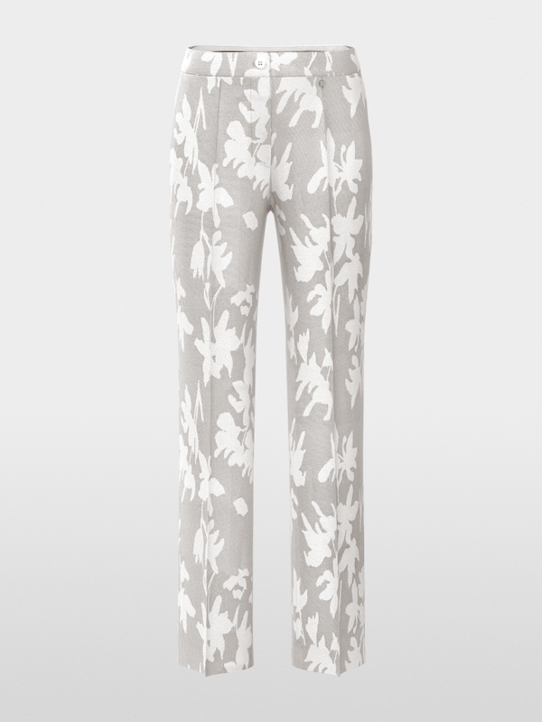 WUKARI wide fit fabric trousers