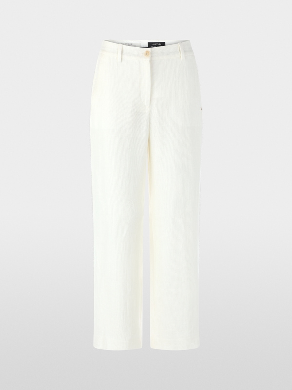 WUKARI linen-viscose blend trousers