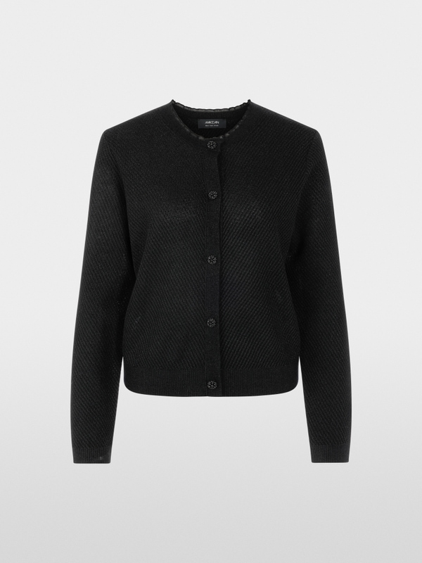 Cardigan aus Schurwollmix