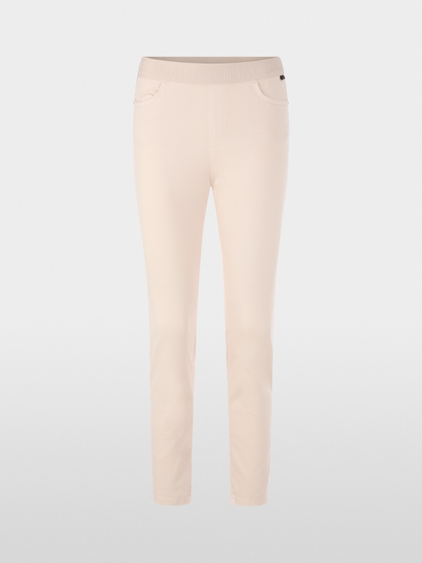 SOFIA slim fit pants with logo waistband