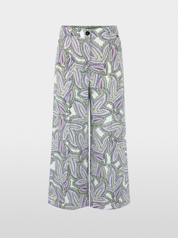 WAUKEE paisley pattern trousers