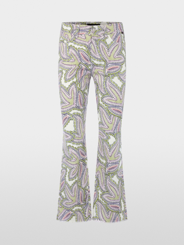 FORLI jeans with paisley print
