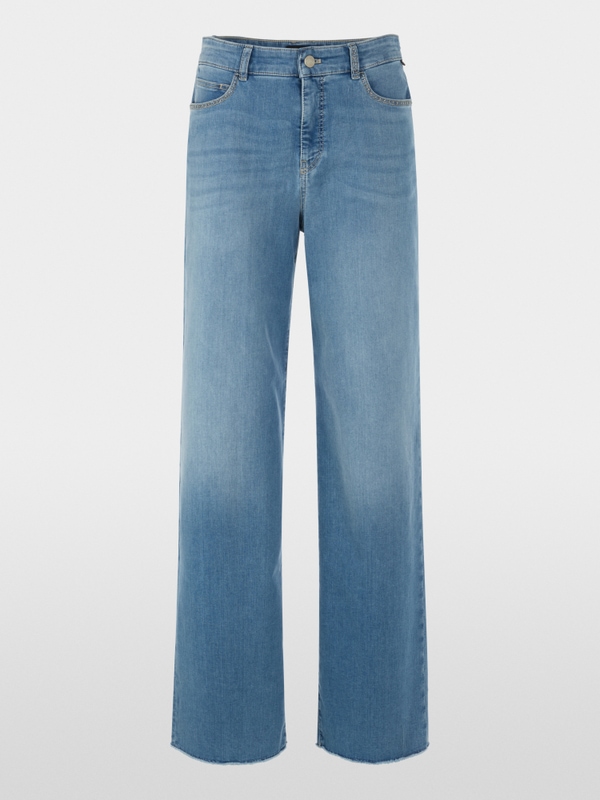 WARRI wide cut jeans with high waist