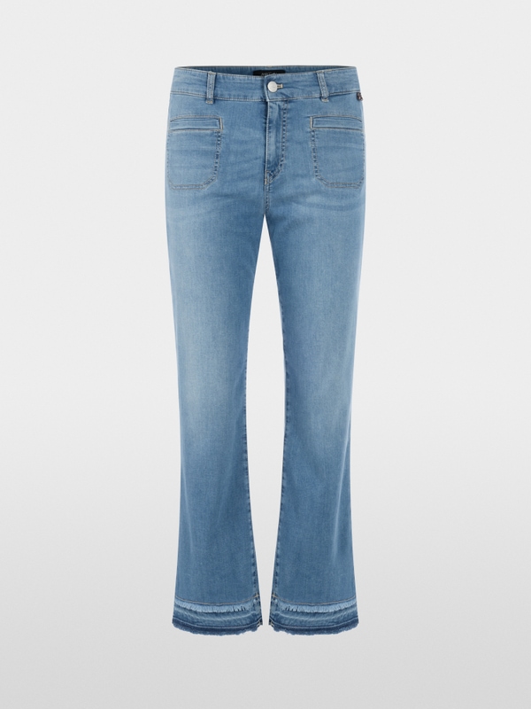 FORLI jeans with fringe detail
