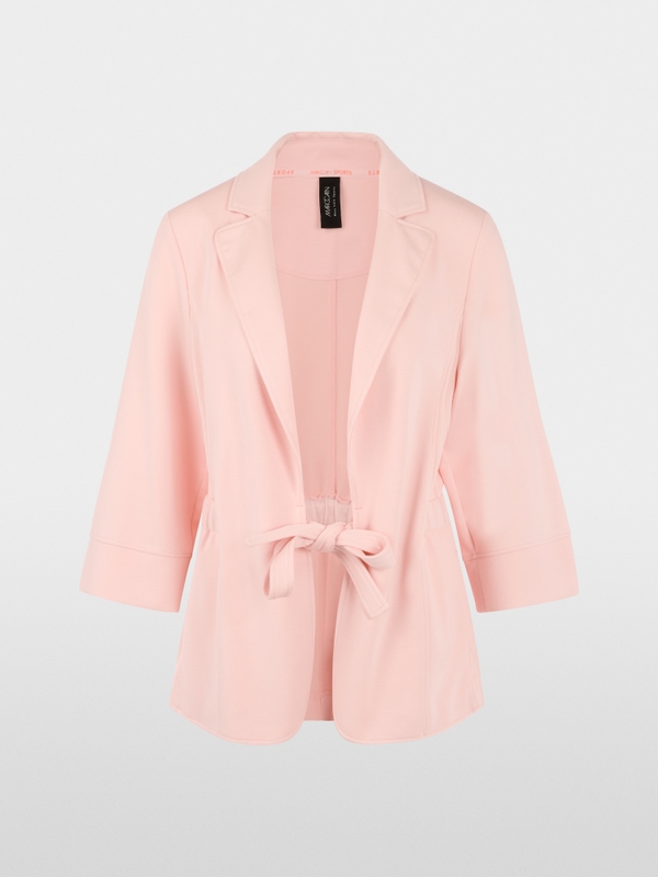 Blazer in scuba jersey