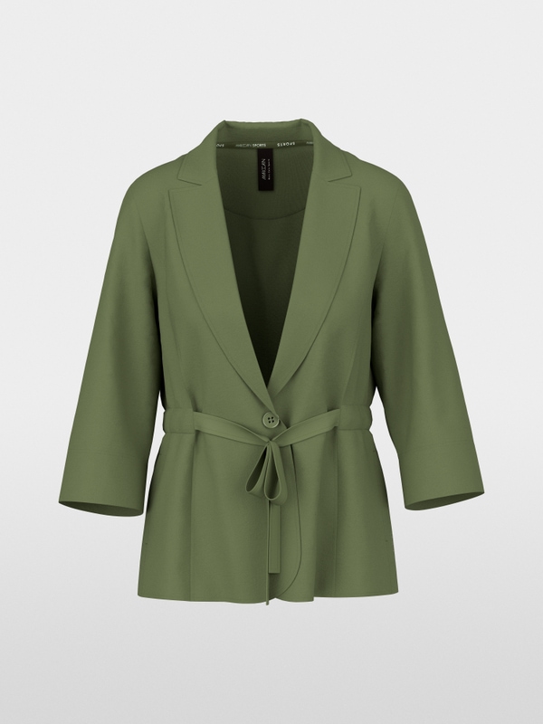 Blazer in scuba jersey