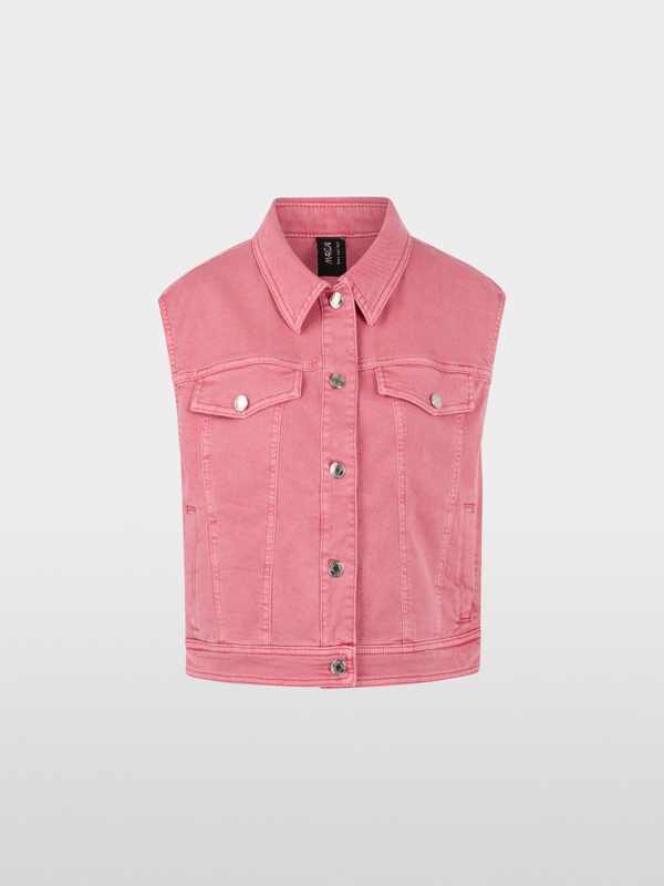 Gilet en denim sans manches