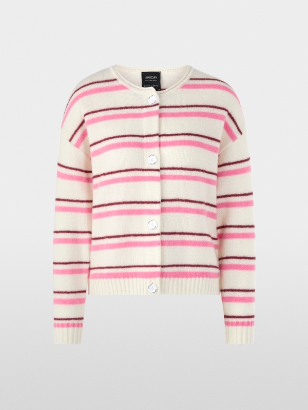 ‘Knitted in Germany’ striped cardigan