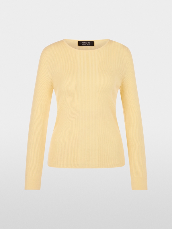 Pull en maille côtelée « Rethink Together »